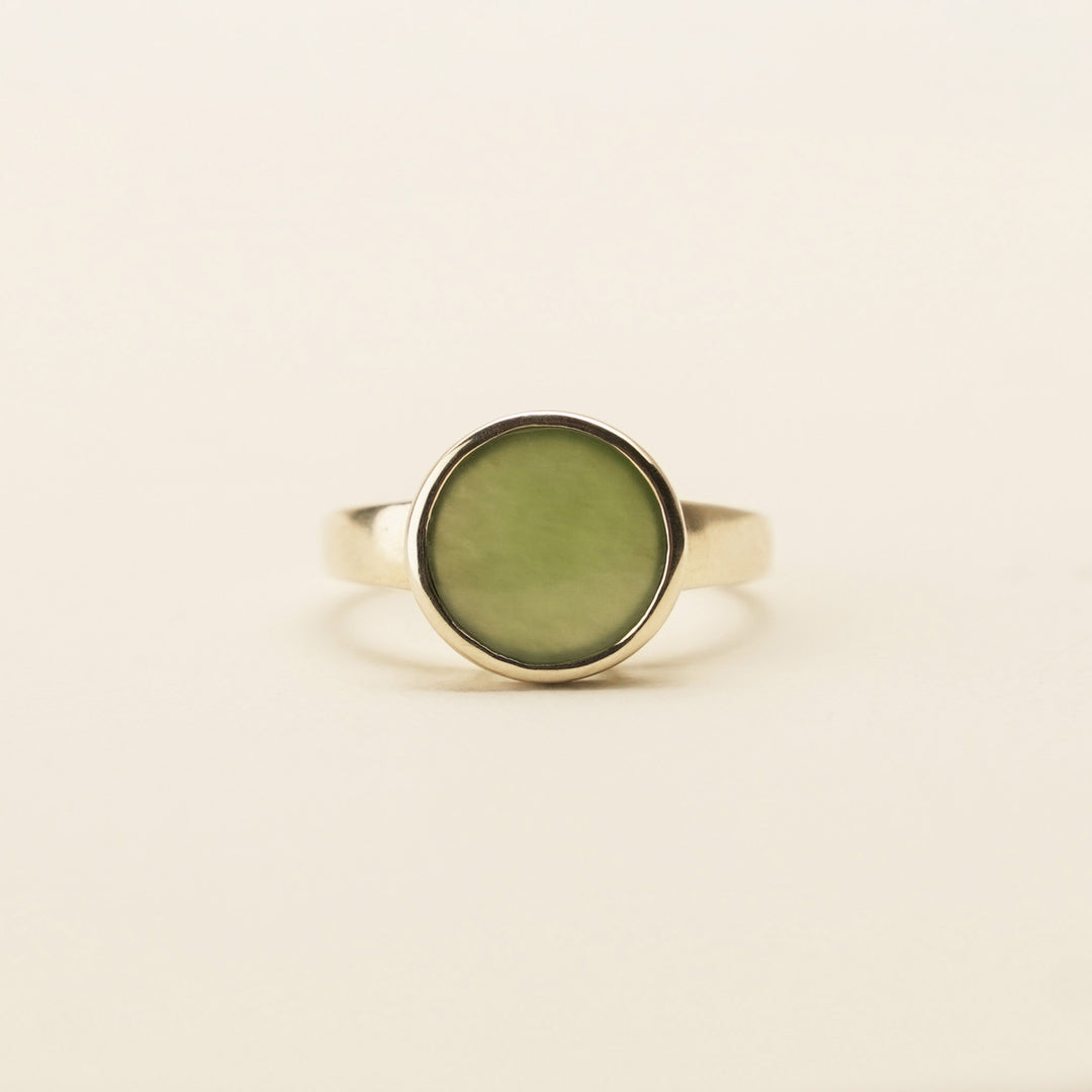 Kahurangi Pounamu 9ct Gold Ring