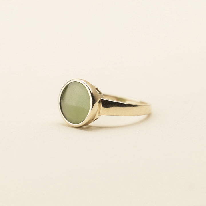 Kahurangi Pounamu 9ct Gold Ring