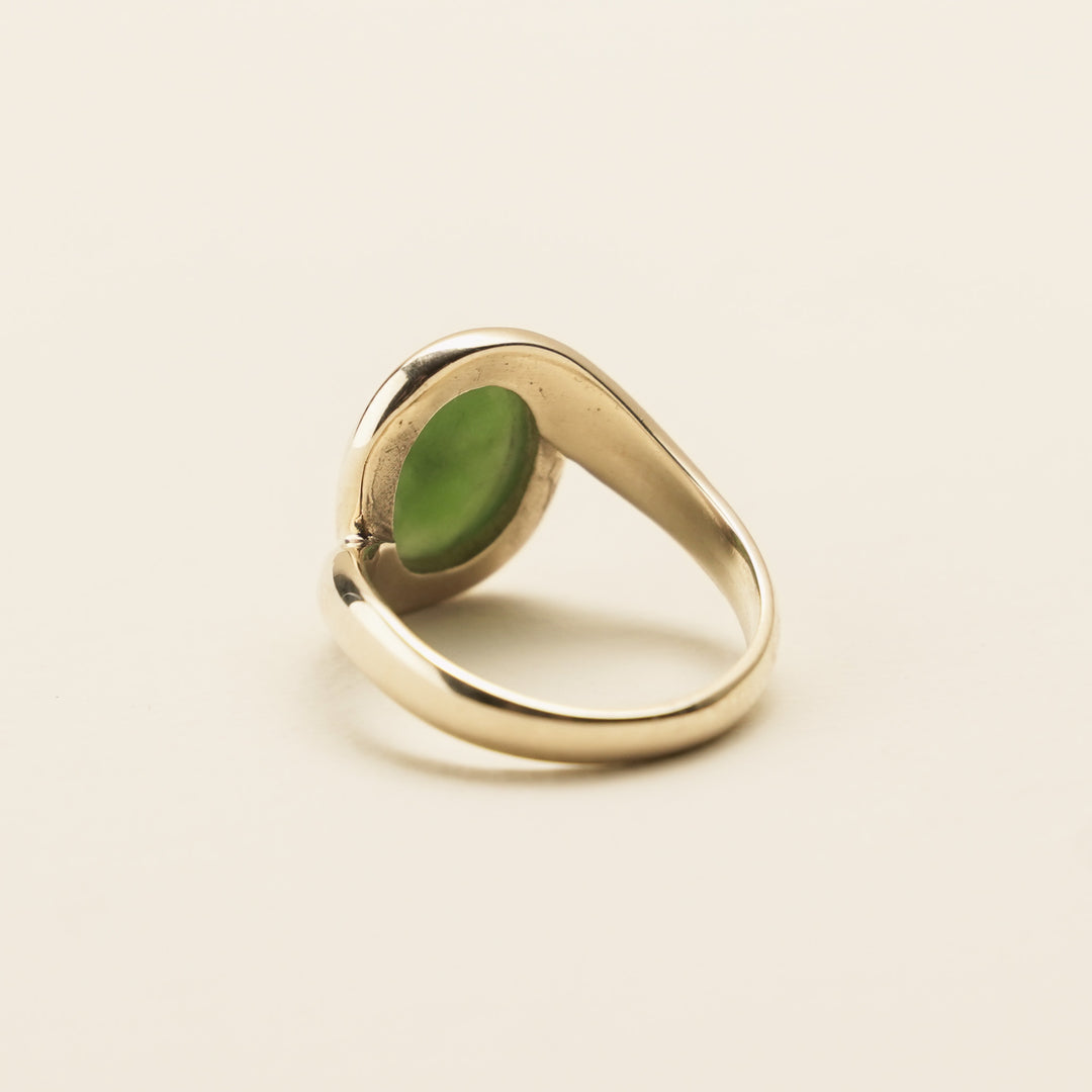 Kahurangi Pounamu 9ct Gold Ring