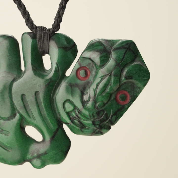 Hei Tiki Aotea Stone Extra Large Pendant