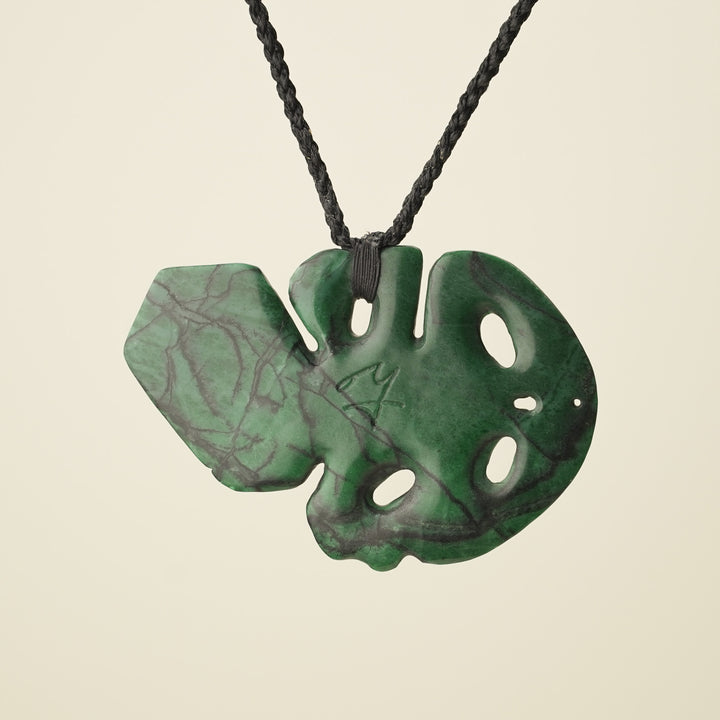Hei Tiki Aotea Stone Extra Large Pendant