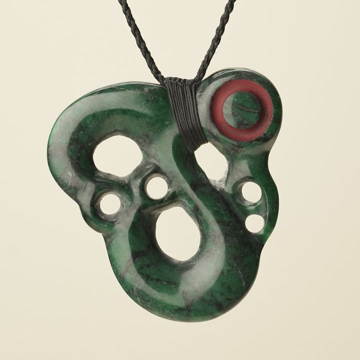 Manaia Aotea Stone Extra Large Pendant