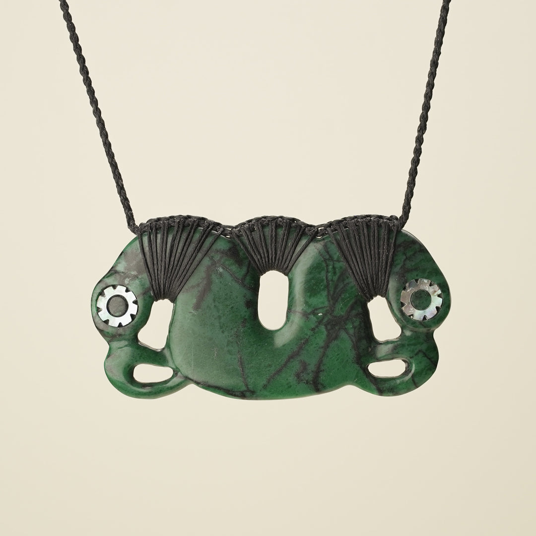 Pekapeka Aotea Stone Extra Large Pendant