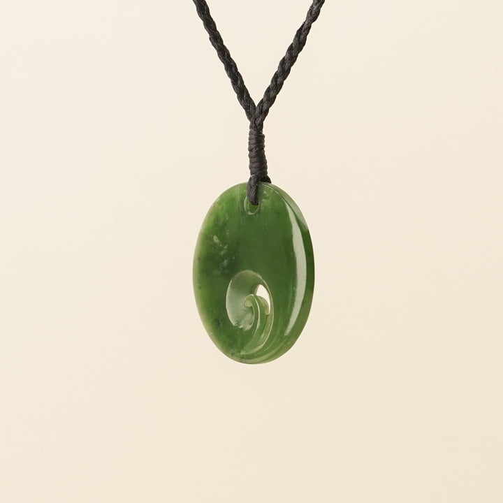 Kawakawa Medium Koru Pounamu Pendant