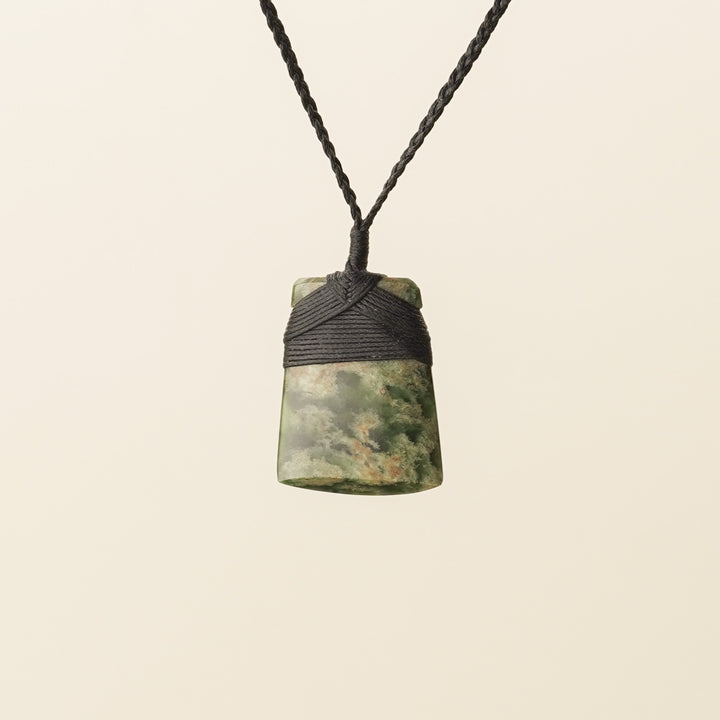 Toki Flower Small Pounamu Pendant