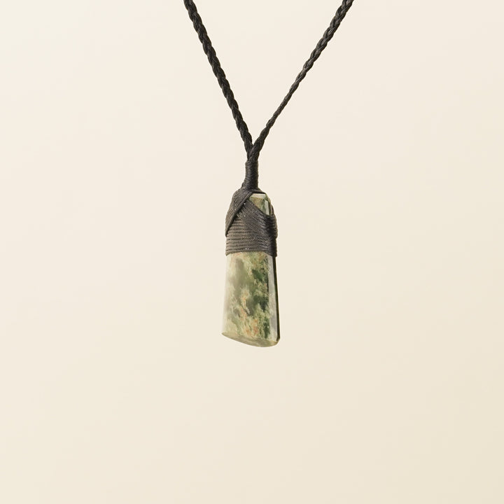 Toki Flower Small Pounamu Pendant