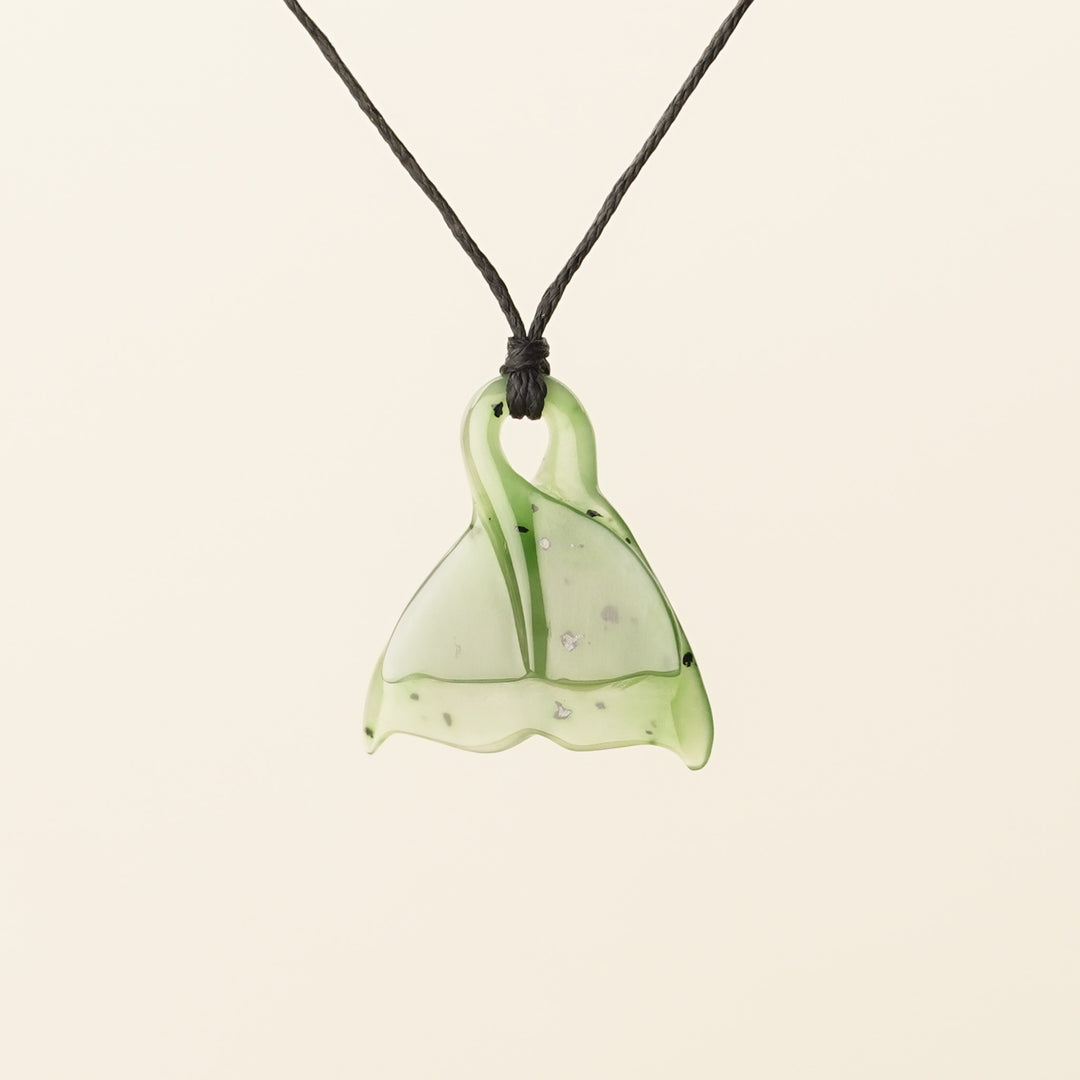 Greenstone Medium Whaletail Pendant