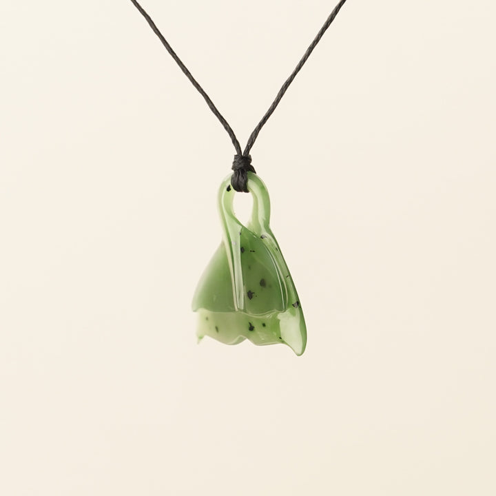 Greenstone Medium Whaletail Pendant