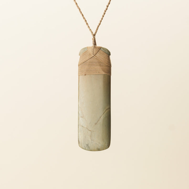 Toki Raukaraka Pounamu Large Pendant