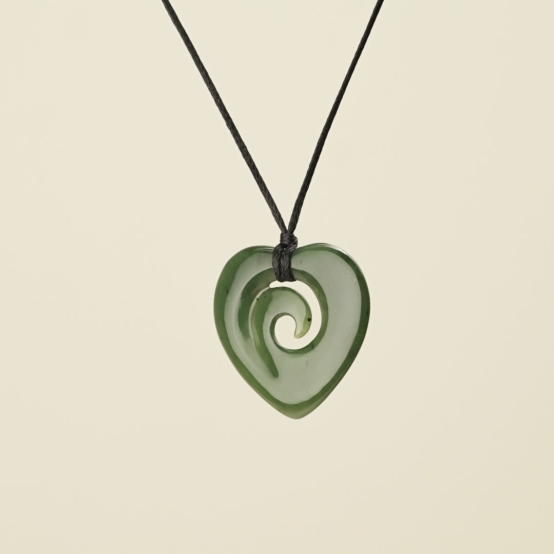 Heart Koru Medium Pendant