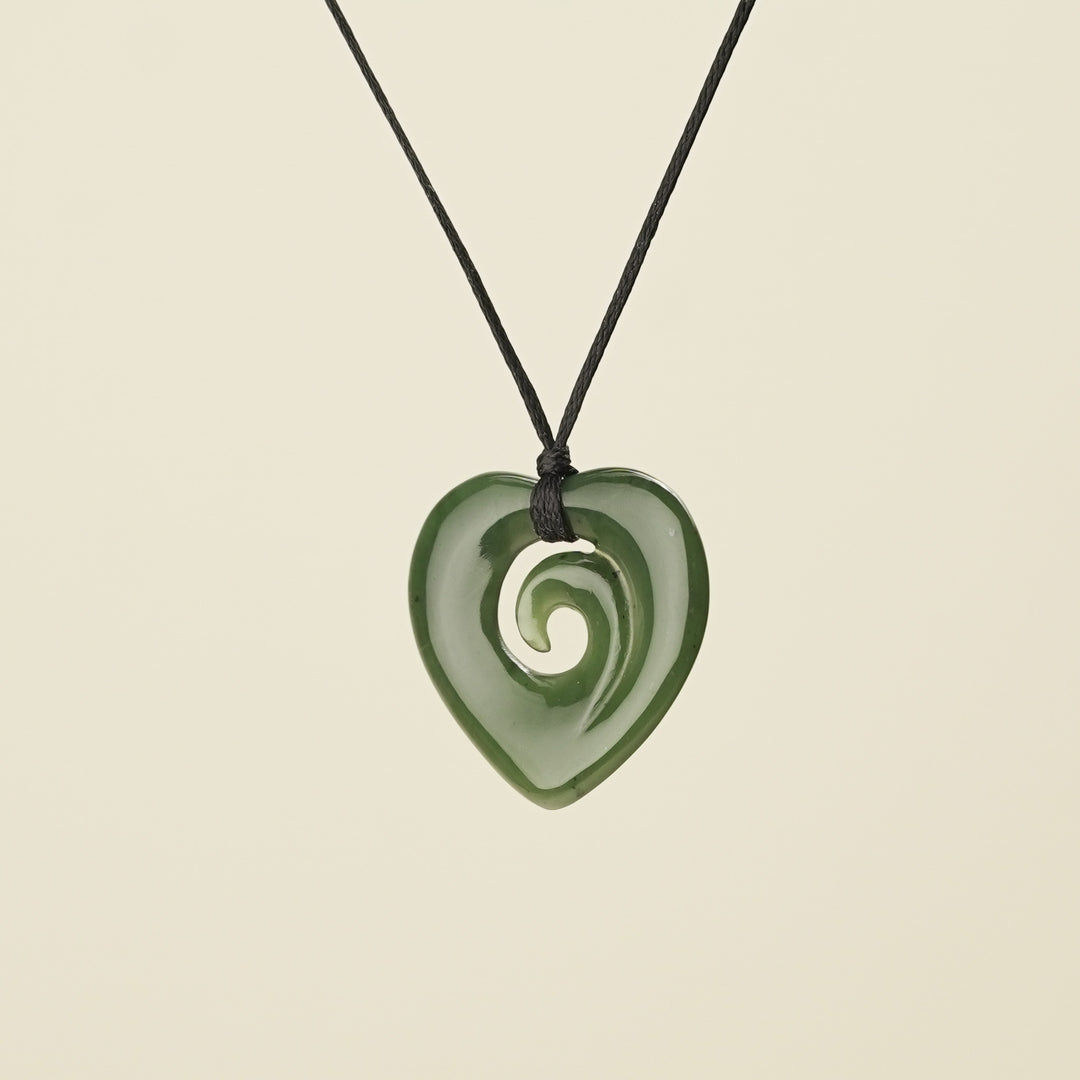 Heart Koru Medium Pendant