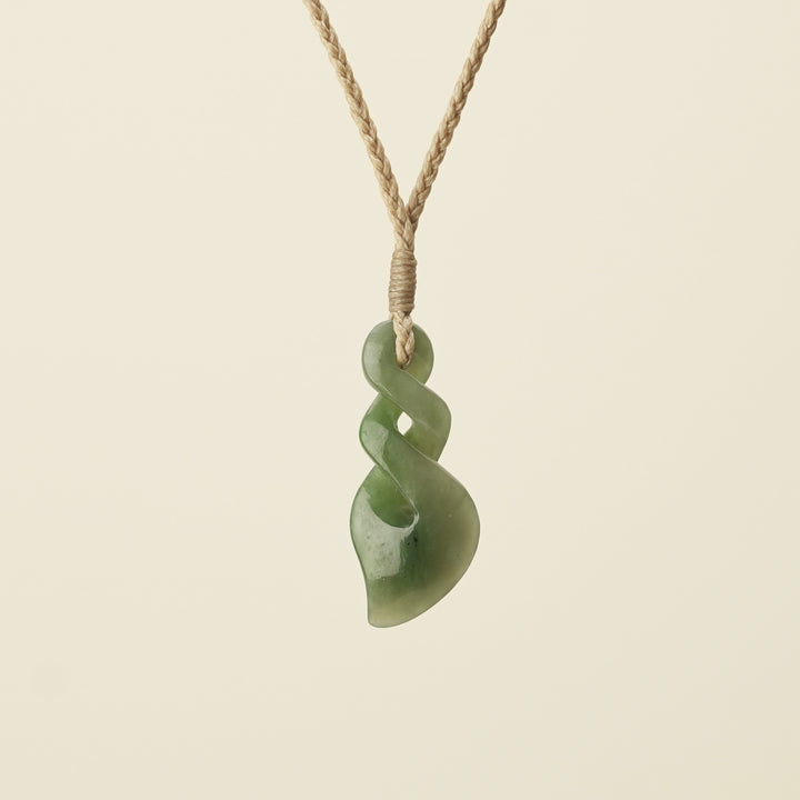 Kahurangi Double Pikorua Extra Small - Pounamu Pendant