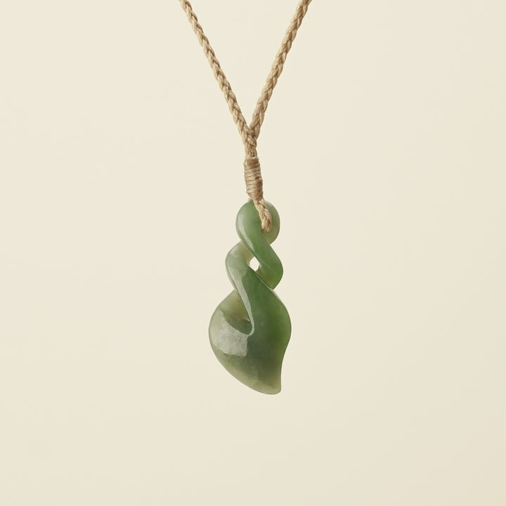 Kahurangi Double Pikorua Extra Small - Pounamu Pendant