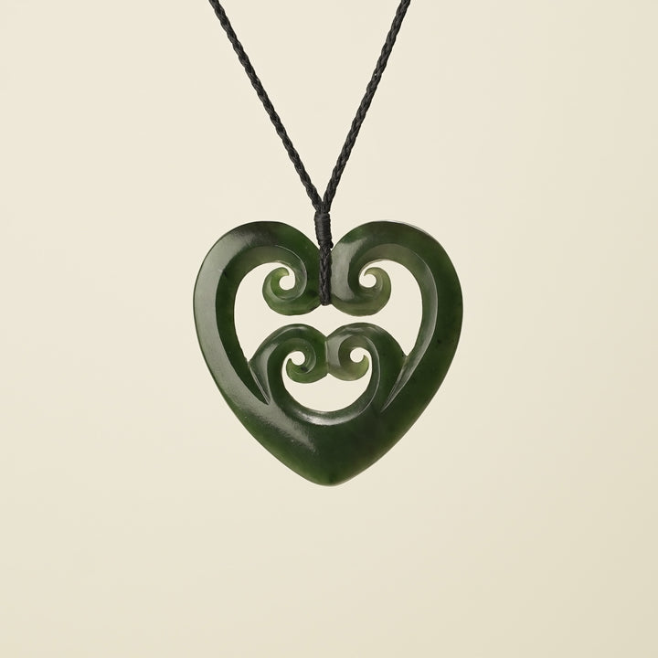 Manawa Koru Kawakawa Large Pendant