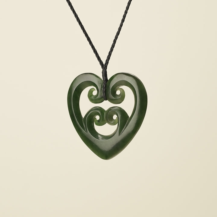 Manawa Koru Kawakawa Large Pendant