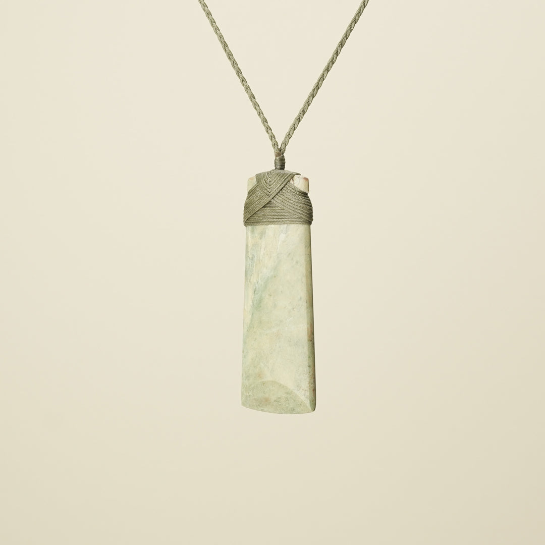 Raukaraka Toki - Large Pounamu Pendant
