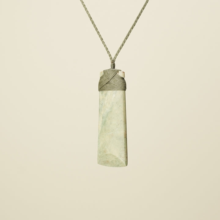 Raukaraka Toki - Large Pounamu Pendant