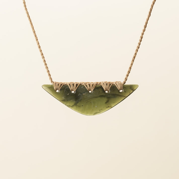 Tangiwai Large Kōuma Pounamu Pendant