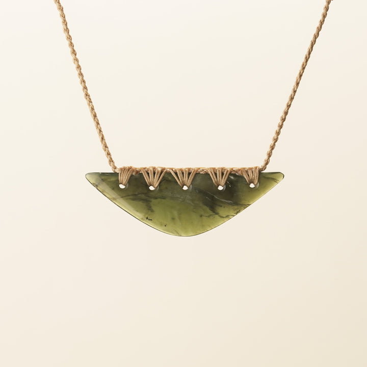 Tangiwai Large Kōuma Pounamu Pendant
