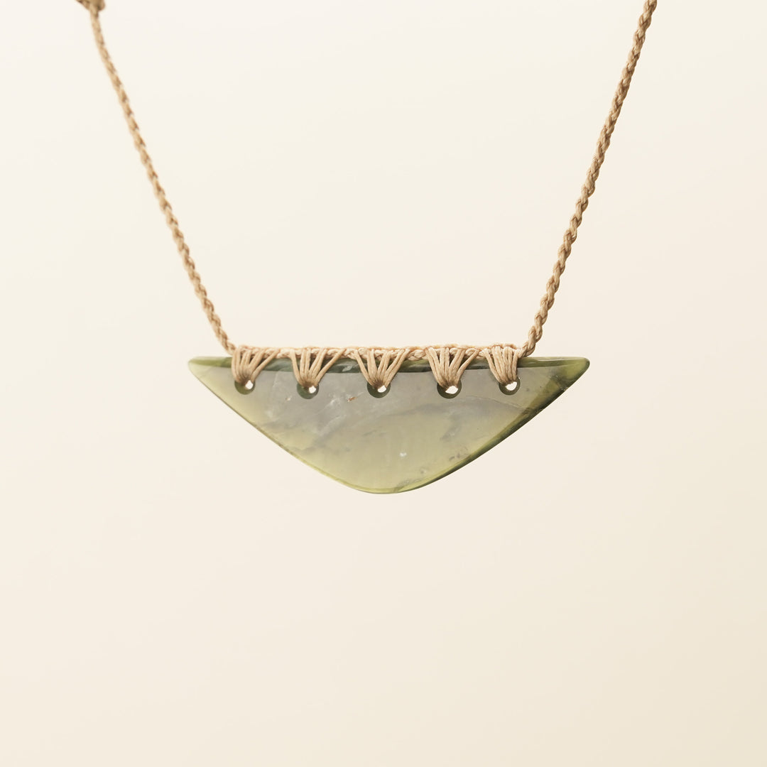Tangiwai Large Kōuma Pounamu Pendant