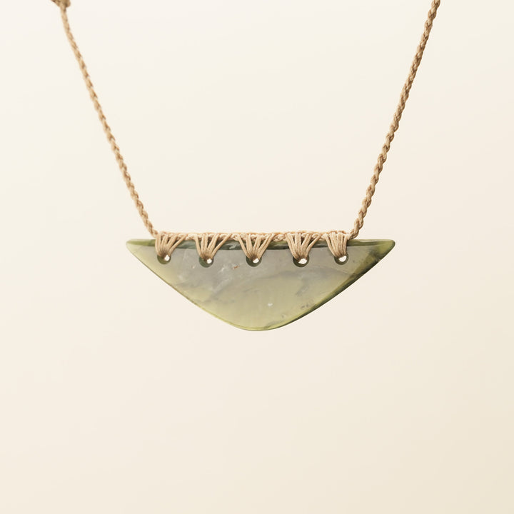 Tangiwai Large Kōuma Pounamu Pendant