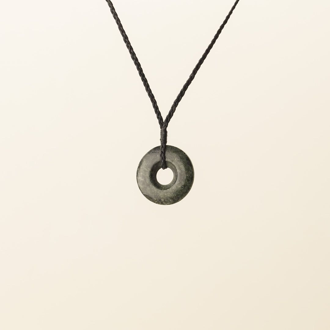 Kawakawa Small Porowhita Pounamu Pendant