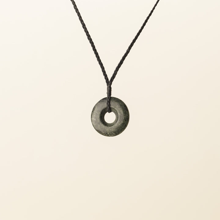 Kawakawa Small Porowhita Pounamu Pendant