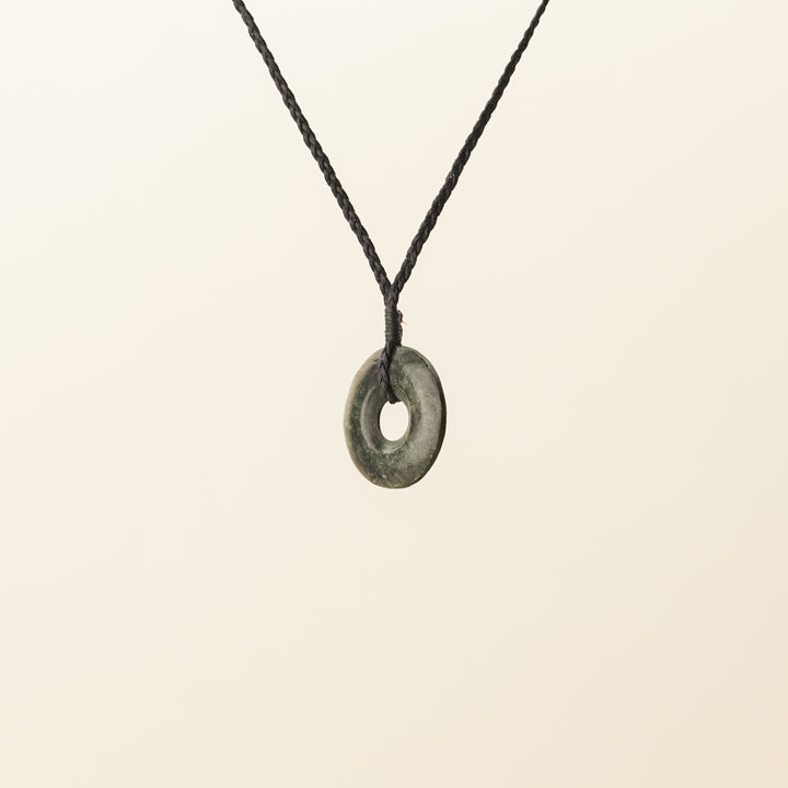 Kawakawa Small Porowhita Pounamu Pendant