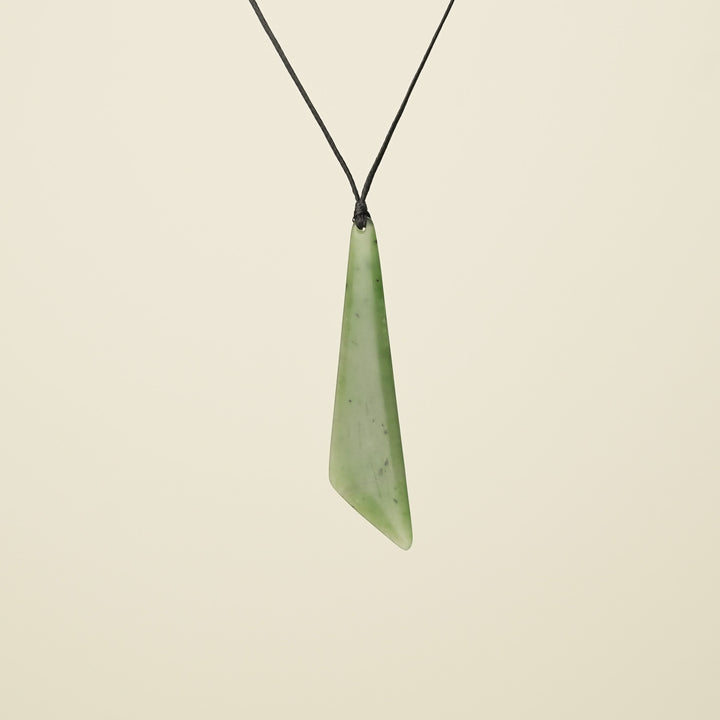 Roimata Angled Greenstone Pendant