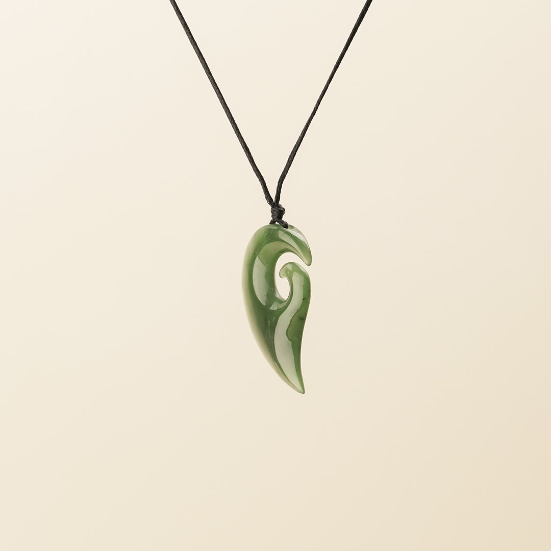 Greenstone Koru Hei Matau, Small