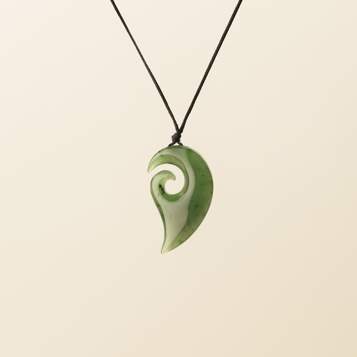 Greenstone Koru Hei Matau, Small