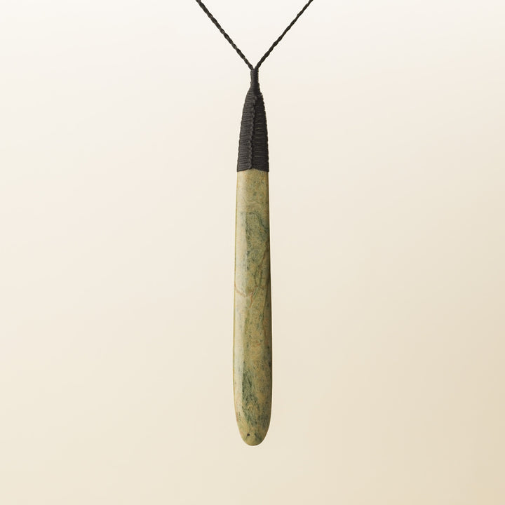 Raukaraka XL Roimata Pounamu Pendant
