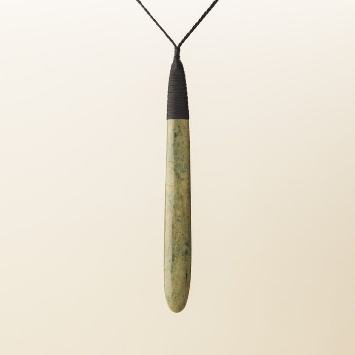 Raukaraka XL Roimata Pounamu Pendant