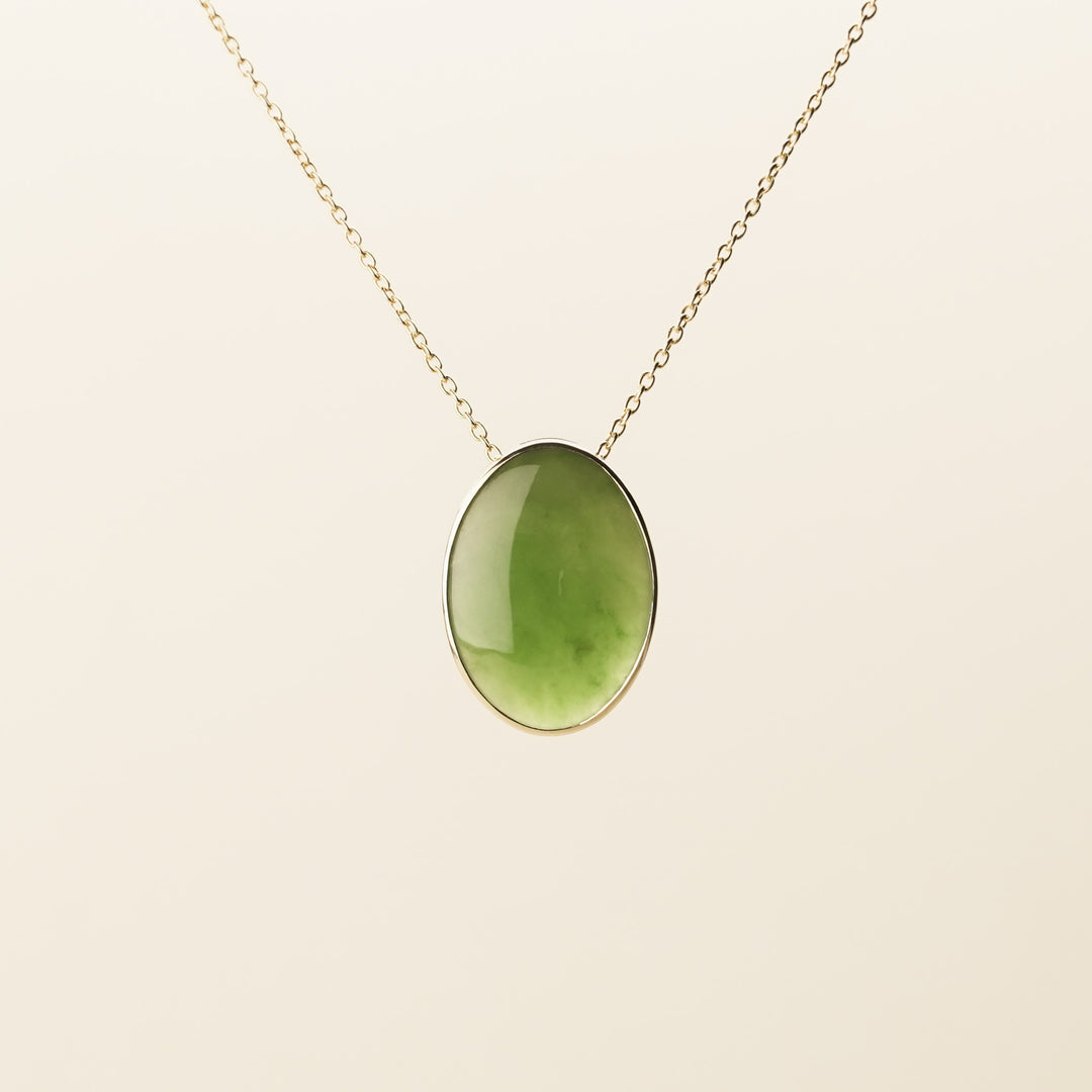Kahurangi Pounamu Oval Pendant Small/Medium