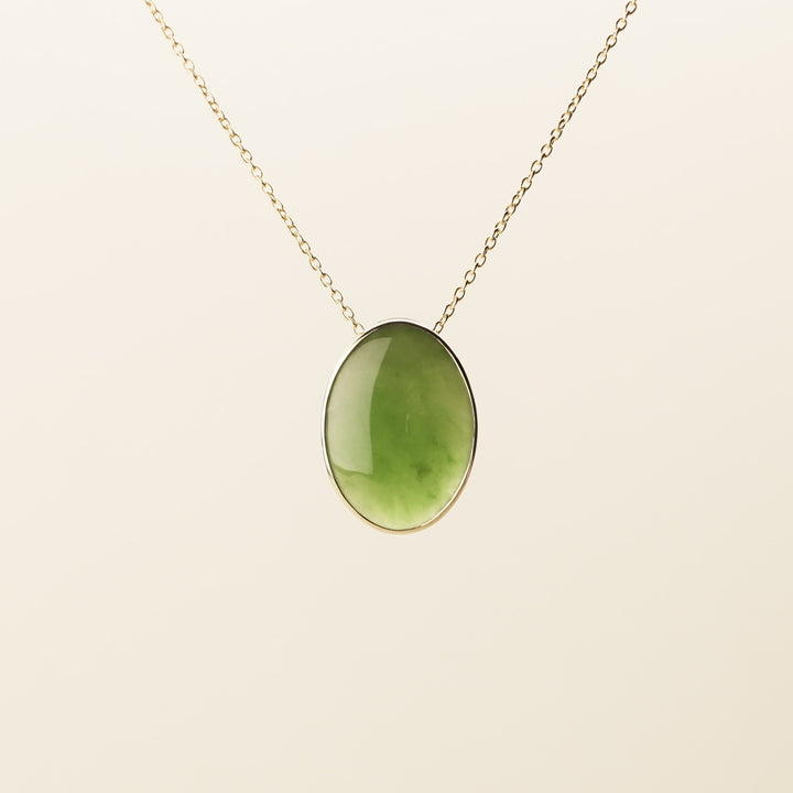 Kahurangi Pounamu Oval Pendant Small/Medium