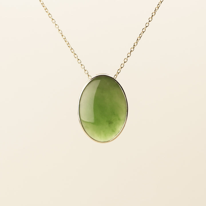 Kahurangi Pounamu Oval Pendant Small/Medium