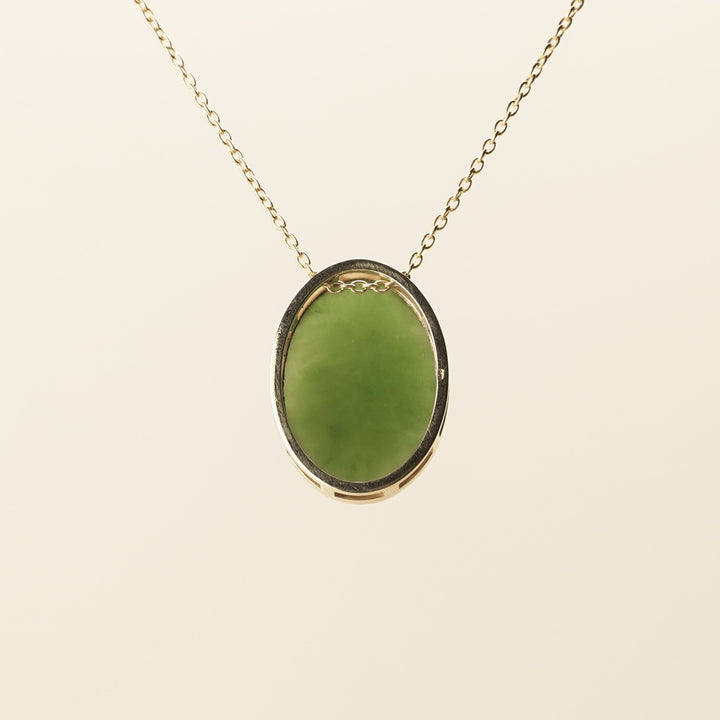 Kahurangi Pounamu Oval Pendant Small/Medium