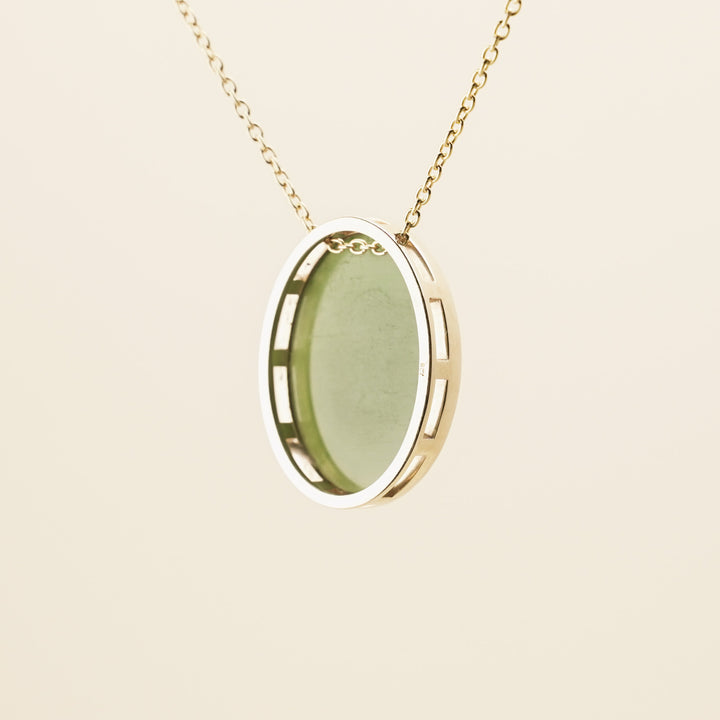 Kahurangi Pounamu Oval Pendant Small/Medium