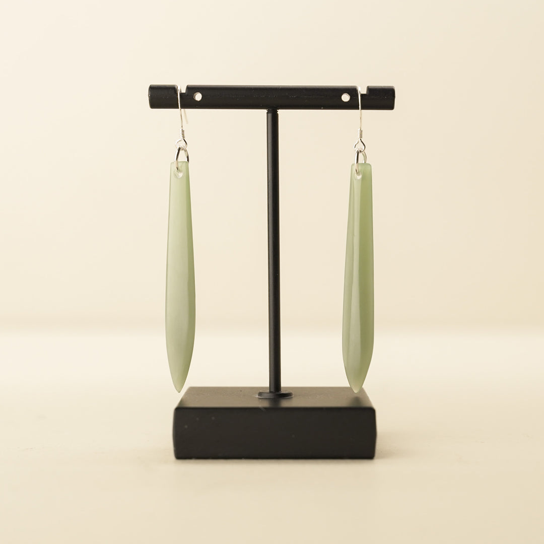 Inanga Pounamu Drop Earrings