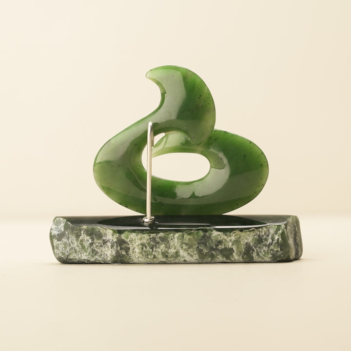 Greenstone Hei Matau Sculpture