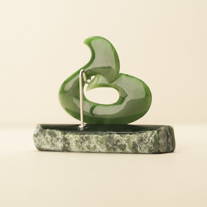 Greenstone Hei Matau Sculpture
