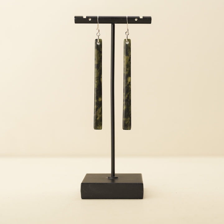 Medium Tangiwai Pounamu Drop Earrings