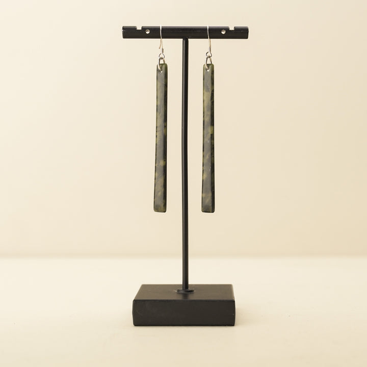 Medium Tangiwai Pounamu Drop Earrings