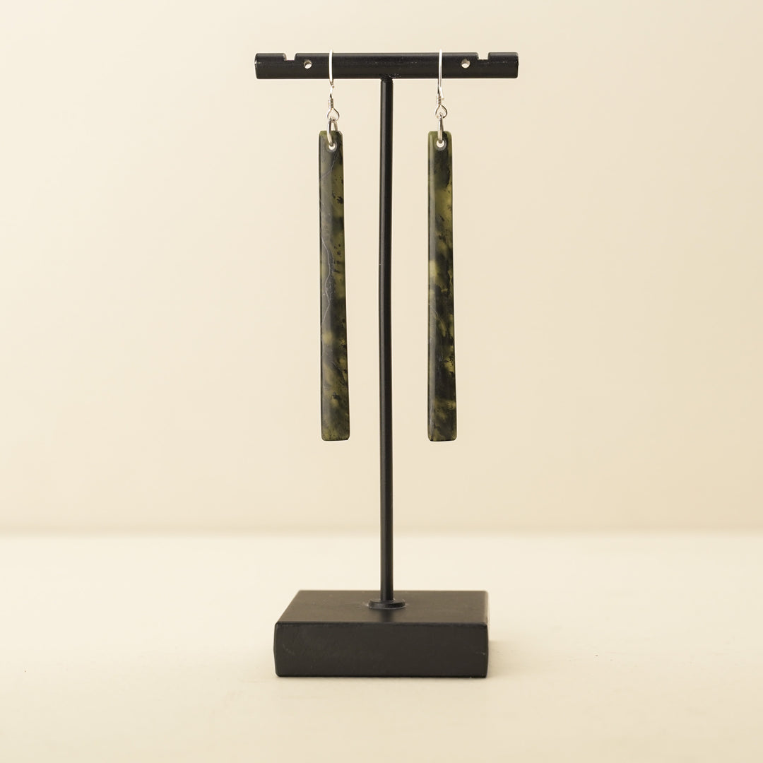 Medium Tangiwai Pounamu Drop Earrings