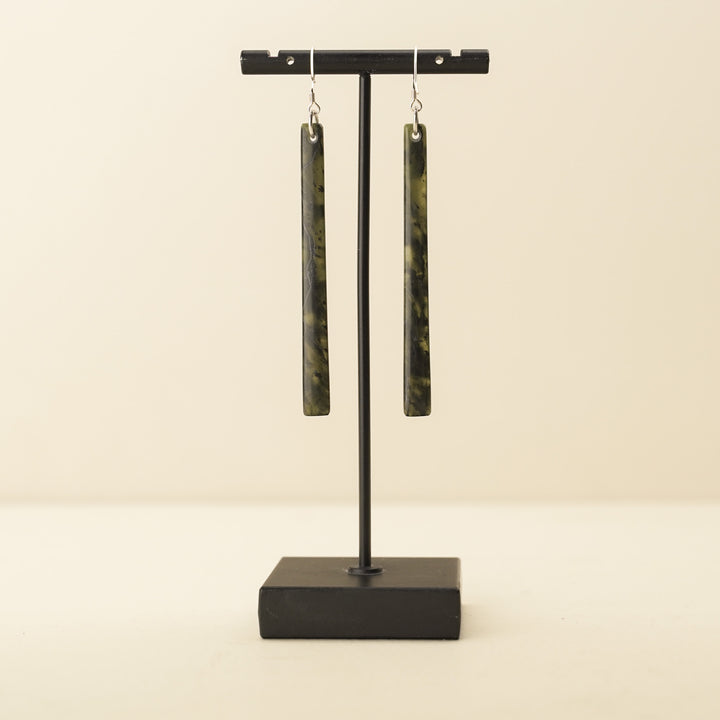 Medium Tangiwai Pounamu Drop Earrings