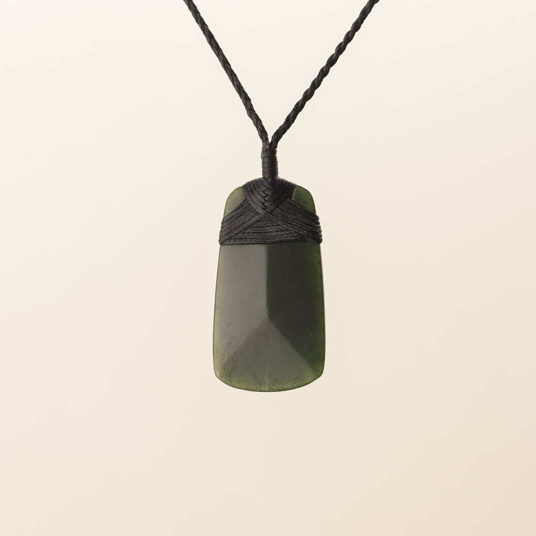 Dark Greenstone Medium Toki Pendant