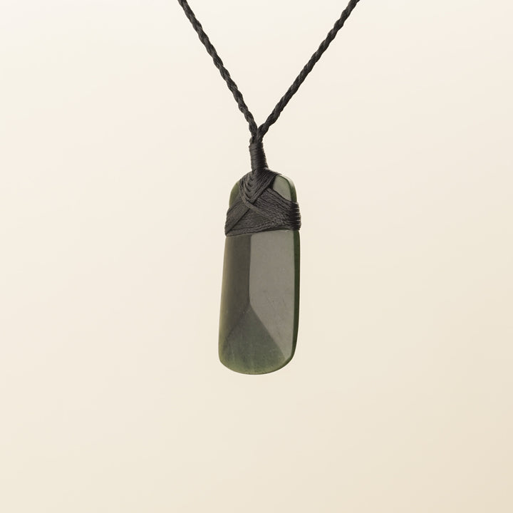 Dark Greenstone Medium Toki Pendant
