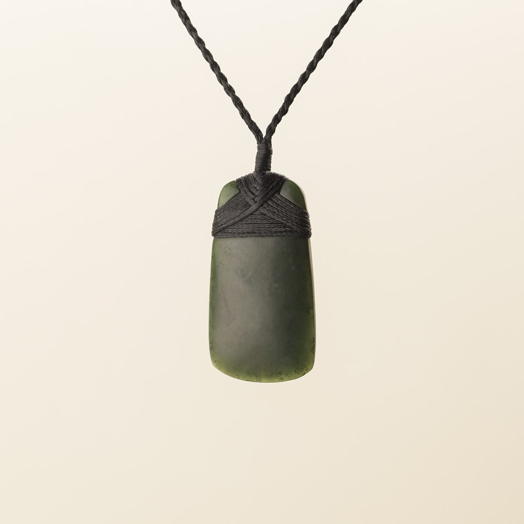 Dark Greenstone Medium Toki Pendant