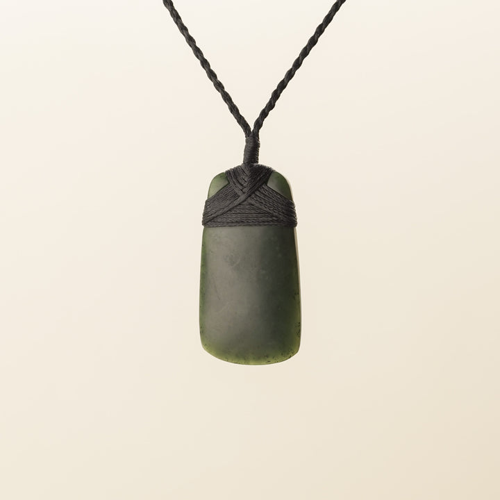 Dark Greenstone Medium Toki Pendant