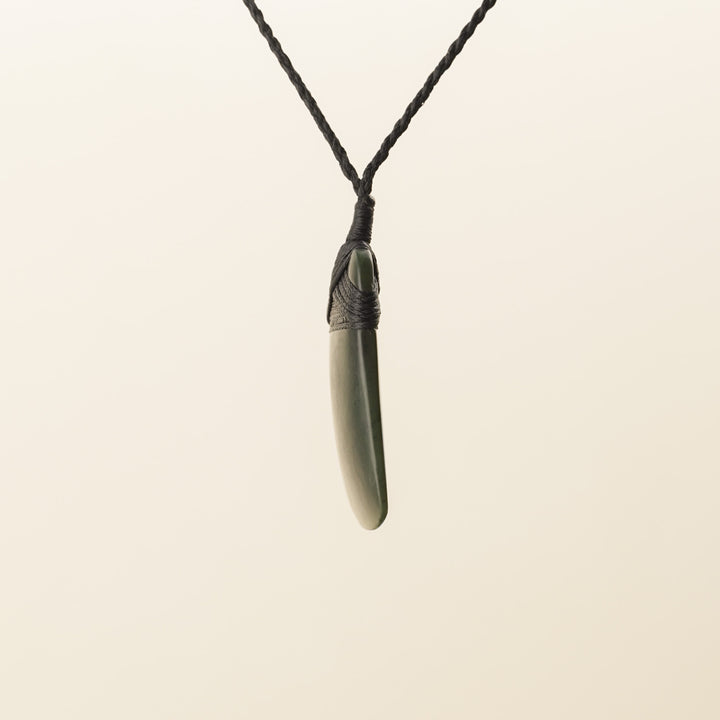 Dark Greenstone Medium Toki Pendant